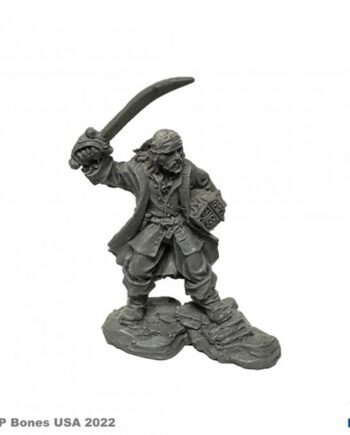 Reaper Bones Usa Reaper Legends: Salvador Crowley  Swashbuckler Plastic Miniature