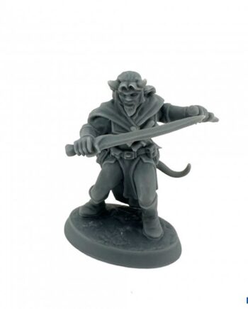 Reaper Bones Usa Reaper Legends: Skarix Sablecloak  Hellborn Rogue Plastic Miniature