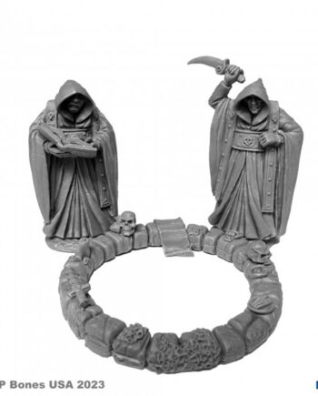 Reaper Bones Usa Reaper Legends: Townsfolk: Cultists Plastic Miniature