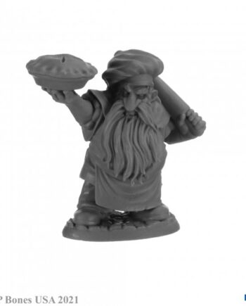 Reaper Bones Usa Reaper Legends: Tub  Dwarf Baker Plastic Miniature