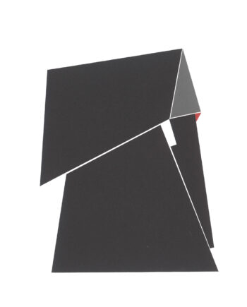 Rød Plet Af Paperart