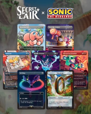 Secret Lair Drop Series  2025 : The Sonic Superdrop: Secret Lair   Sonic: Chasing Adventure  Regular