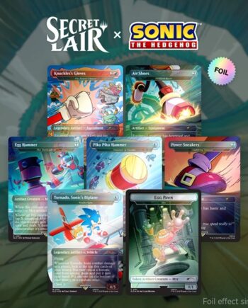 Secret Lair Drop Series  2025 : The Sonic Superdrop: Secret Lair   Sonic: Turbo Gear  Foil