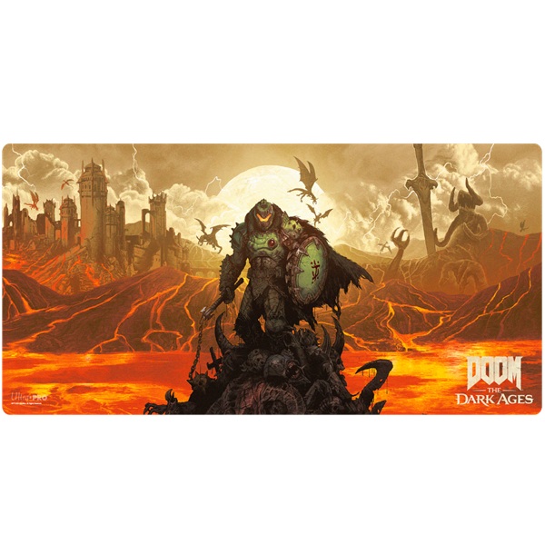 Spillem 195 165 Tte Playmat Doom The Dark Ages: Wrath Extended Playmat Ultra Pro 16619