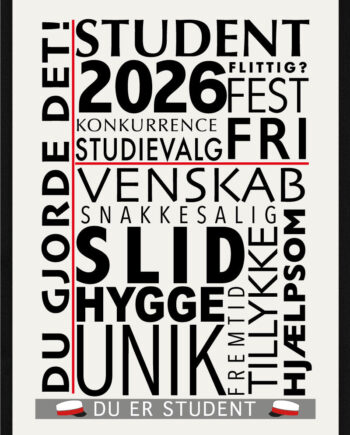 Student Citat Plakat