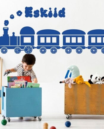 Tog Med Navn Wallsticker