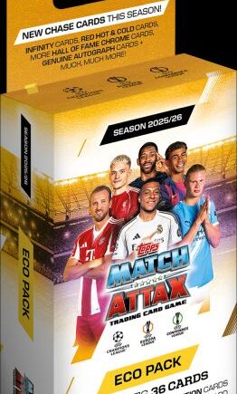 Topps Match Attax Match Attax 2025 2026: Uefa Champions League Eco Pack Box    Boosters     Limited Edition