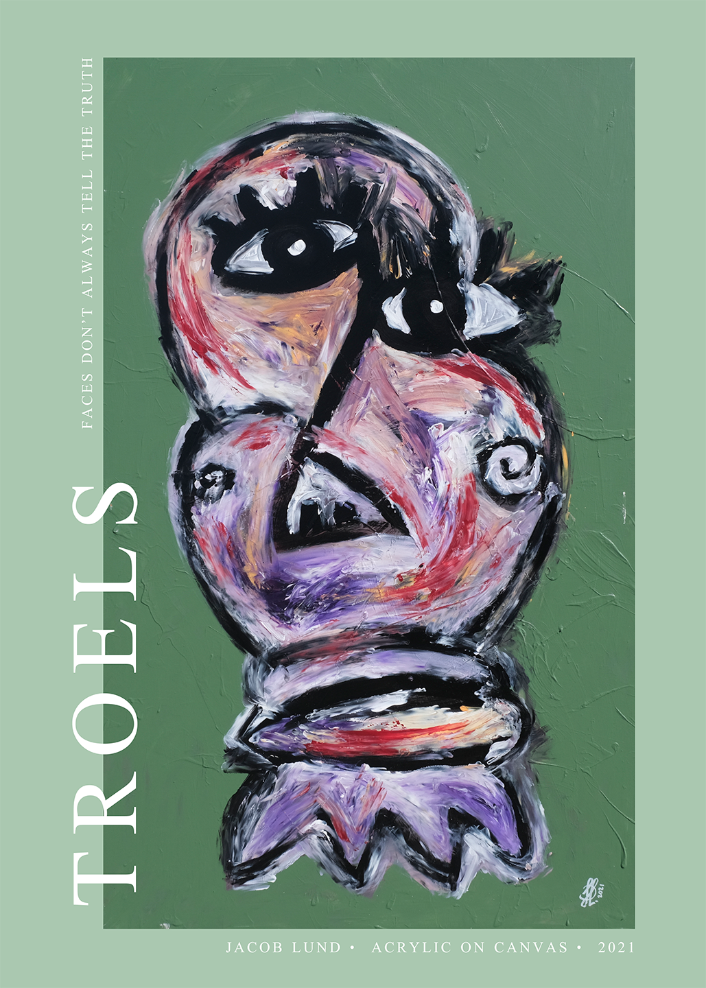 Troels Poster Af Jacob Lund Art