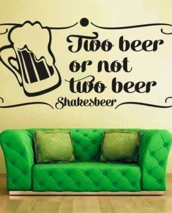 Two Beer Wallsticker