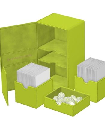 Ultimate Guard Twin Flip   Tray Deck Case  Deck Box  200  Standard Size Xenoskin Summer Edition 2025 Lime