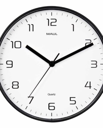 Vægur  Sort Mauldrip ø25 Cm