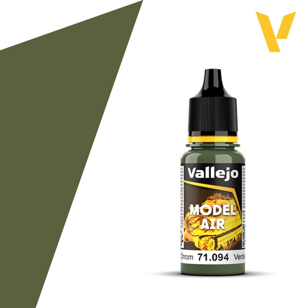 Vallejo Maling Model Air: Green Zinc Chromate 17ml