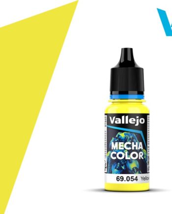 Vallejo Mecha Airbrush Color: Fluorescent Yellow Fluorescent 18ml