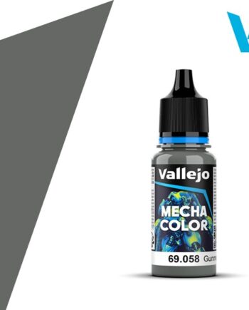 Vallejo Mecha Airbrush Color: Metallic Gunmetal 18ml