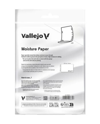 Vallejo Wet Palette Accesories: Moisture Paper  30 Sheets