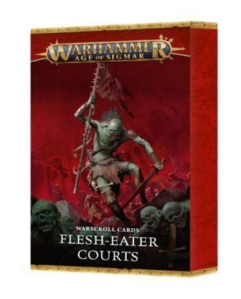 Warhammer: Age Of Sigmar  4th Edition  Warscroll Cards: Flesh-eater Courts  2025  60050207012