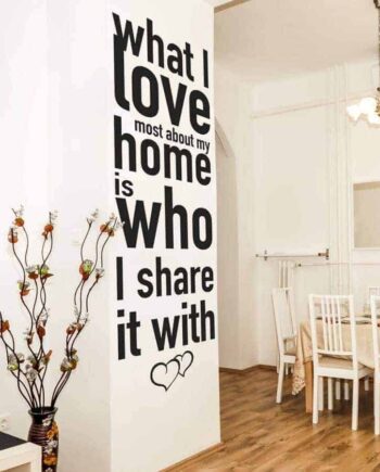 What   Love Wallsticker