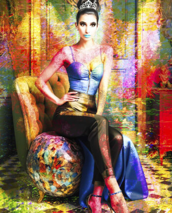 Painting Of Luxury Af Lotte Grarup
