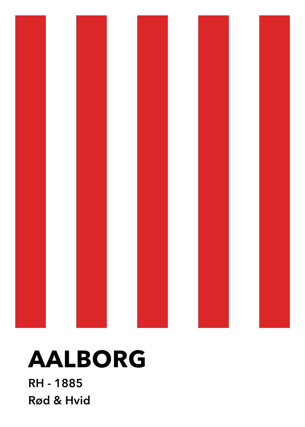Aalborg Rød Hvid Af Olé Olé