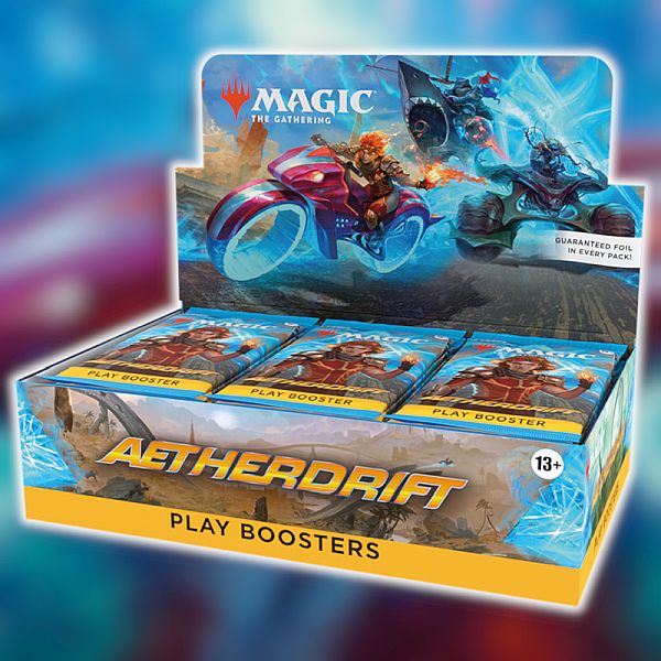 Aetherdrift Play Booster Box Display