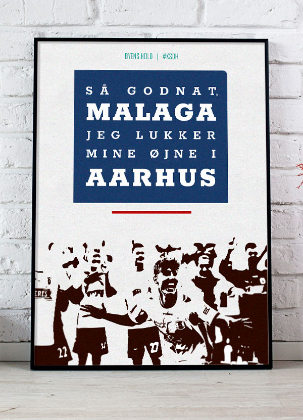 Agf-plakat Malaga 21   29    A4  Kr  199 -