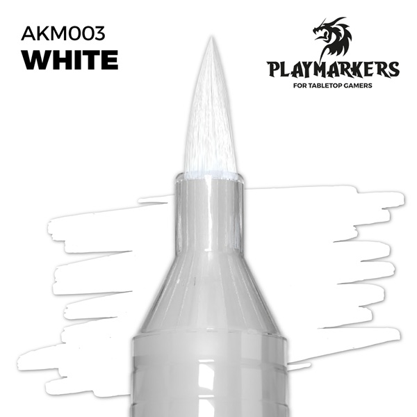 Ak Interactive Playmarkers: White Paint Marker Malingstusch