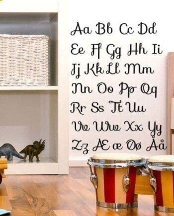 Alfabetet Wallsticker