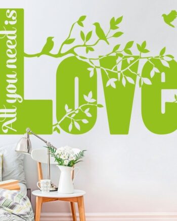 All You Need Is Love Wallsticker