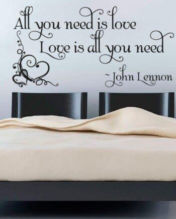 All You Need Wallsticker