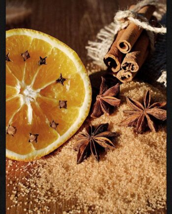 Appelsin Og Anis Juleplakat
