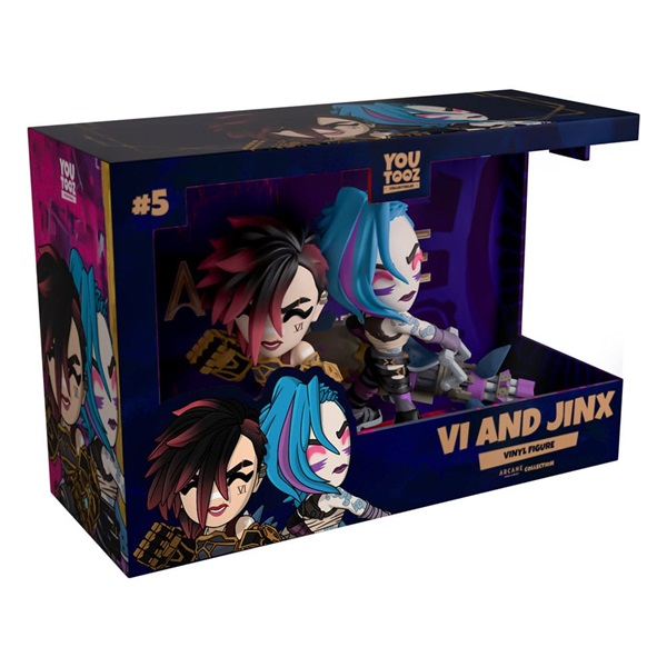 Arcane League Of Legends: Vi And Jinx -pack Youtooz Vinyl Figure 11cm