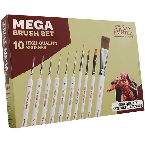 Army Painter Starter Set: Mega Brush Set 2025 Box Tl5070p