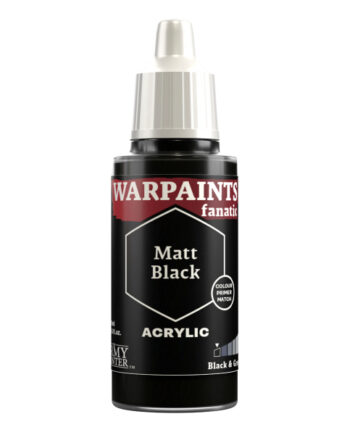 Army Painter Warpaints Fanatic: Acrylics Matt Black Wp3001