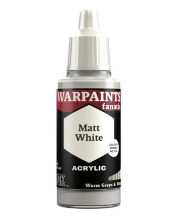 Army Painter Warpaints Fanatic: Acrylics Matt White Wp3012