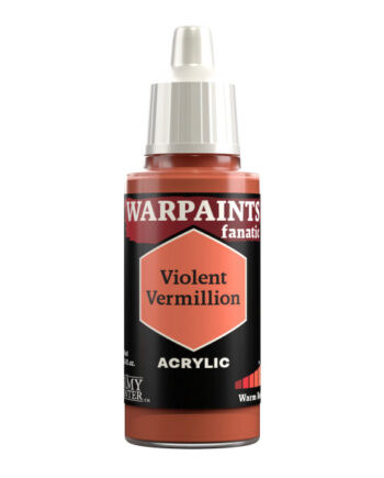 Army Painter Warpaints Fanatic: Acrylics Violent Vermilion Wp3107