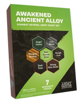 Army Painter Warpaints Fanatic: Awakened Ancient Alloy Combat Se7ens Army Paint Set Wp8121p