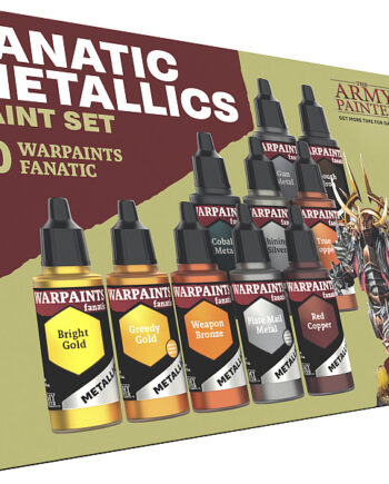 Army Painter  Warpaints Fanatic Metallics Paint Set Wp8069