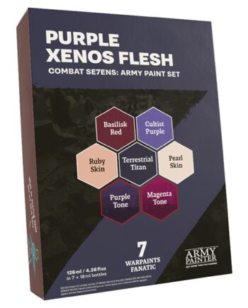Army Painter Warpaints Fanatic: Purple Xenos Flesh Combat Se7ens Army Paint Set Wp8114p