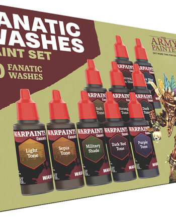 Army Painter  Warpaints Fanatic Washes Paint Set Wp8068