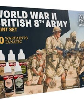 Army Painter Warpaints Historical  Warpaints Fanatic : World War Ii British 8th Army Paint Set Wp8113p