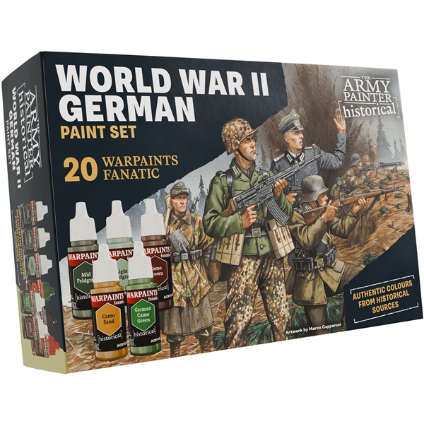 Army Painter Warpaints Historical Warpaints Fanatic : World War Ii German Paint Set Wp8083