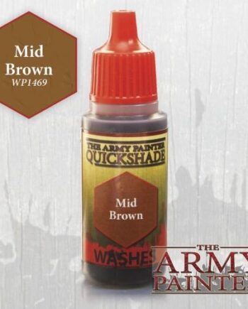 Army Painter Warpaints: Quickshade Wash Mid Brown Wp1469