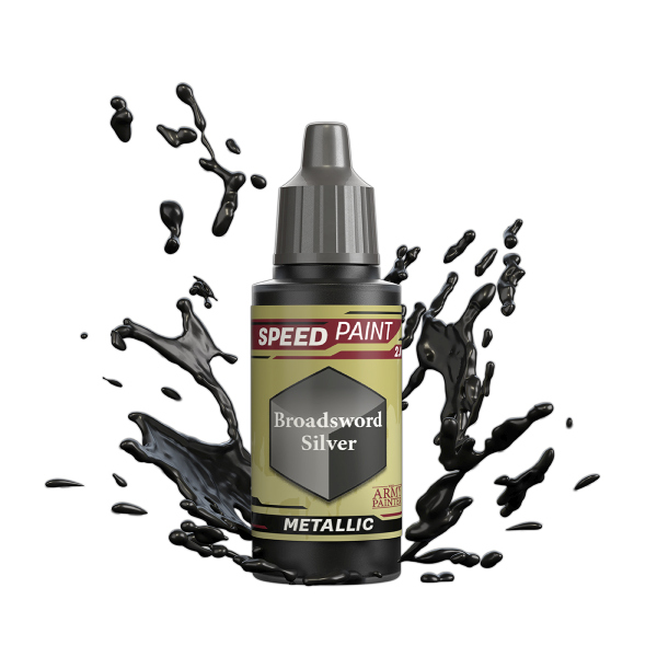 Army Painter Warpaints: Speedpaints Broadsword Silver Wp2030