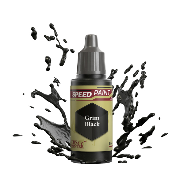 Army Painter Warpaints: Speedpaints Grim Black Wp2001