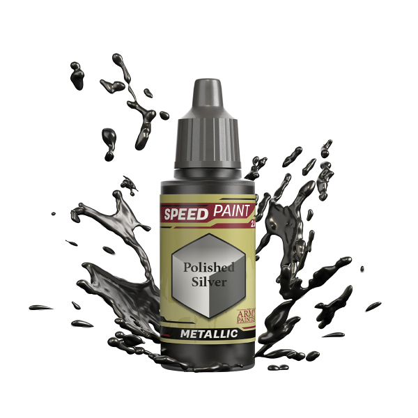 Army Painter Warpaints: Speedpaints Polished Silver Wp2071