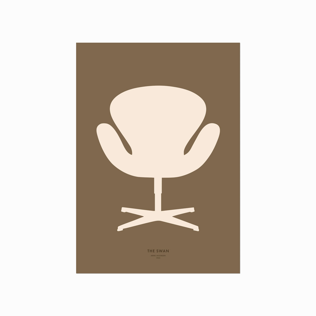 Arne Jacobsen  The Swan Plakat