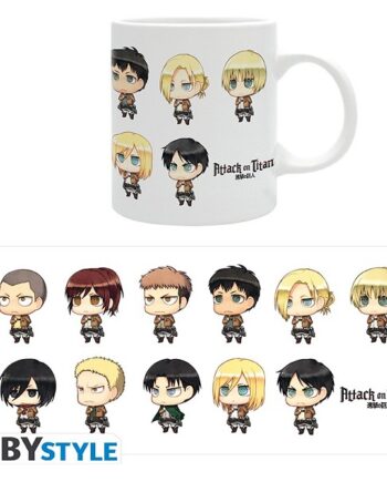 Attack On Titan All Chibis Mug 320ml