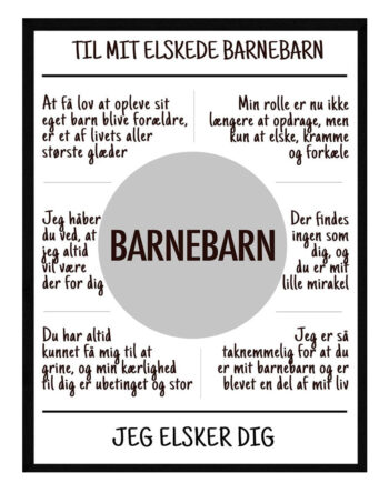 Barnebarn Plakat