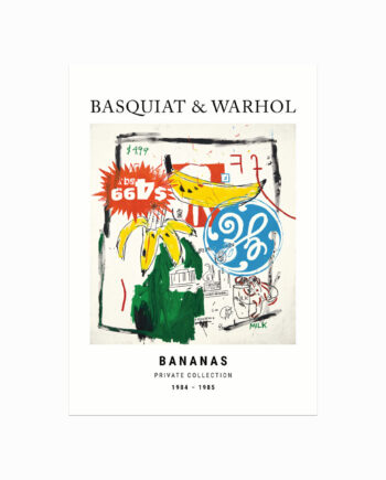 Basquiat And Warhol Plakat  Bananas