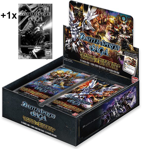 Battle Spirits Saga B01: Dawn Of History Booster Display